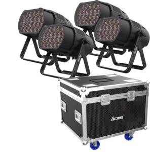 Acme 4x STAGE PAR 600 ZOOM IP + flightcase