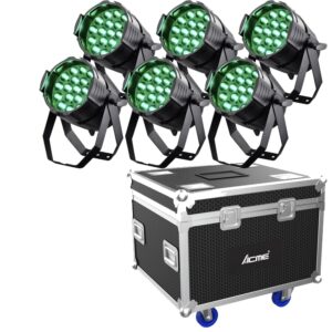 Acme 6x STAGE PAR 300 ZOOM II + flightcase
