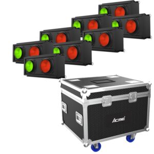 Acme 8x STAGE BLINDER IP RGBW + flightcase