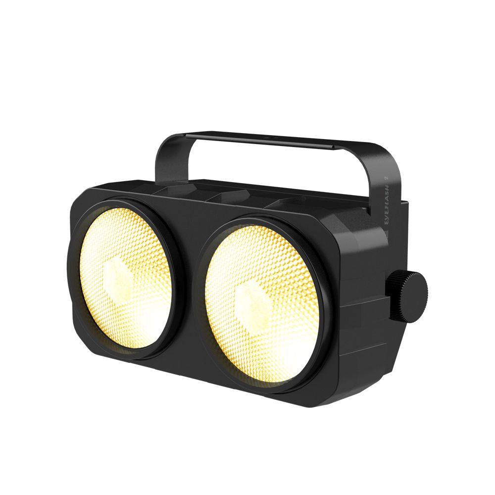 Éclairage de scène LED COB 2 en 1 DMX 100 W Projecteur + panneau