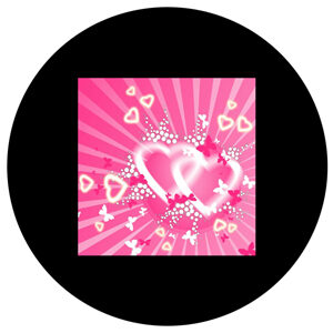 Goboservice - hearts-butterflies