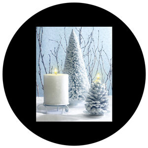 Goboservice - candles-snow-christmas-tree