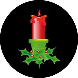 Goboservice - mistletoe-candles