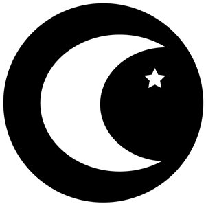 Goboservice - waning-moon-whit-star