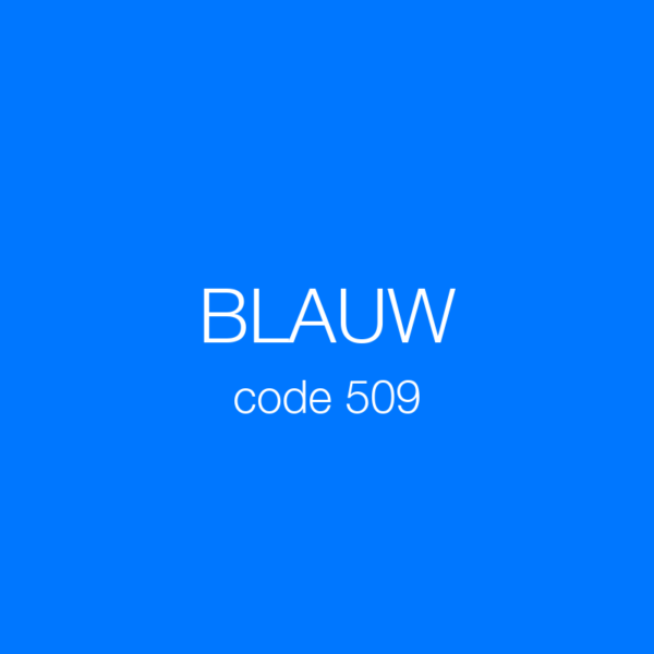 Dichroic filter blauw, code 509