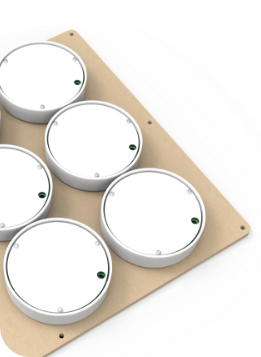 Laadstation van de EVE-case met 12 laadposities