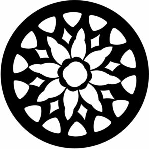 Goboservice - Bloem met geometrische vormen