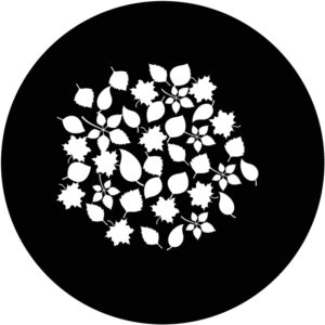 Goboservice - Bos met bladeren en bloemen