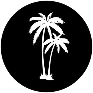 Goboservice - Palmbomen silhouet