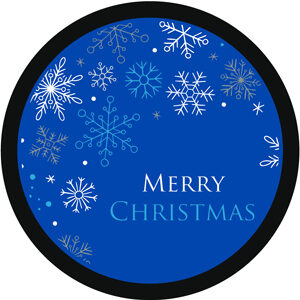 Goboservice - Kerst sneeuwvlokken cirkel
