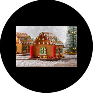 Goboservice - Peperkoekhuisjes kerst