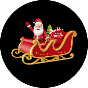 Goboservice - Kerstman met slee