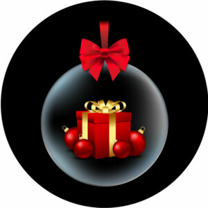 Goboservice - Kerstbal met cadeautje