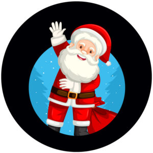 Goboservice - Kerstman met sneeuw