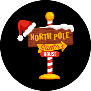 Goboservice - Noordpool Kerstman wegwijzer
