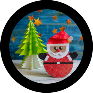 Goboservice - Kerstman met kerstboom