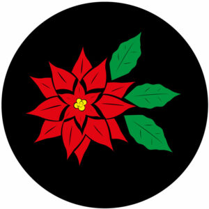 Goboservice - Kerstster met bladeren