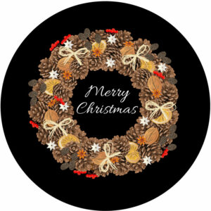 Goboservice - Kerstkrans met decoraties