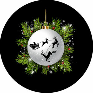 Goboservice - Kerstman met rendieren (N1740)