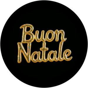 Goboservice - Buon Natale goudtekst