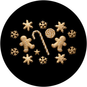 Goboservice - Gingerbread kerstmotief
