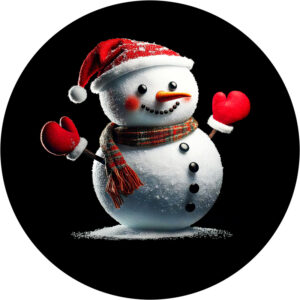 Goboservice - Sneeuwman met rode handschoenen