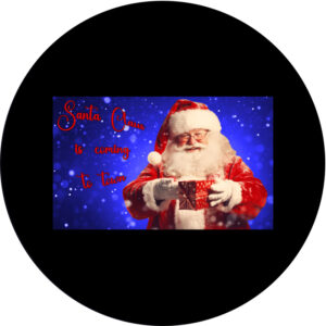 Goboservice - Kerstman met cadeau