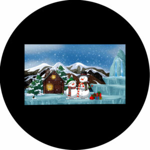 Goboservice - Winterlandschap met sneeuwpoppen