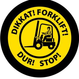 Goboservice - Vorkheftruck waarschuwing