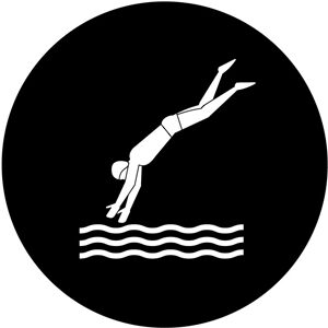 Goboservice - Duiker springt in water