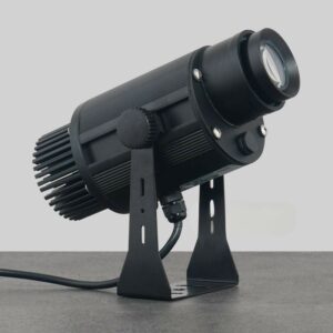 Distrixs Gobo Projector 50 Outdoor – compacte IP67 LED-goboprojector met verstelbare montagebeugel
