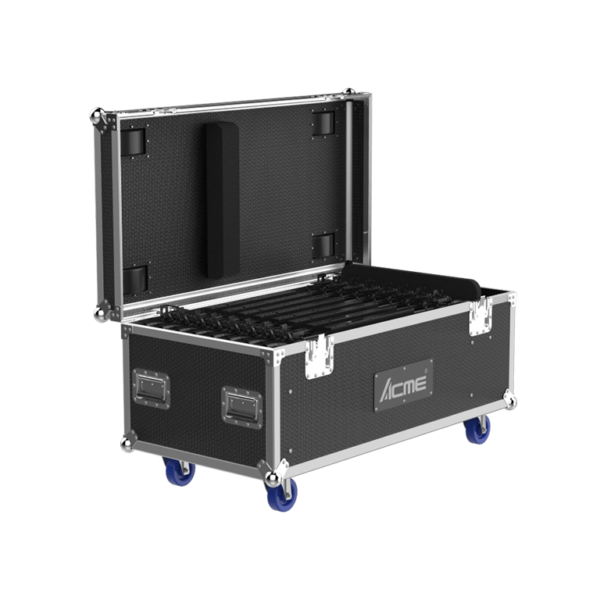 Acme Pixel Line Slim flightcase voor 32 bars, geopend
