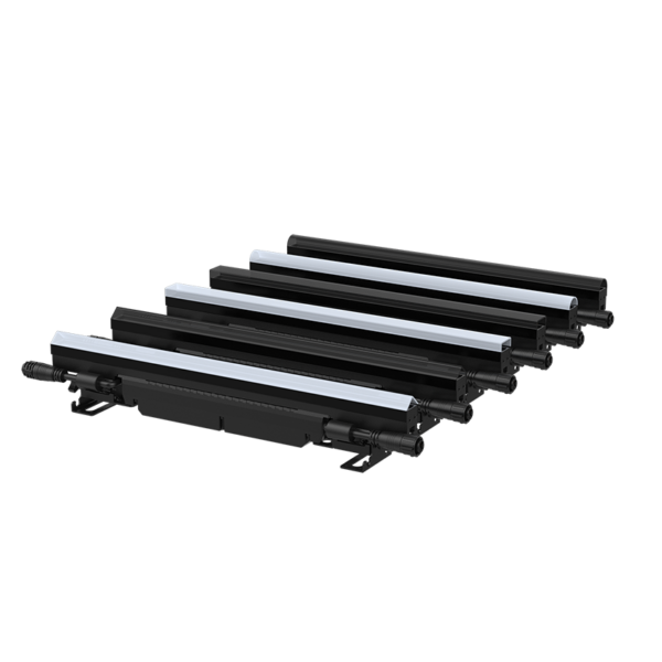 Vier Acme Pixel Line Slim 500 bars brandend in wit
